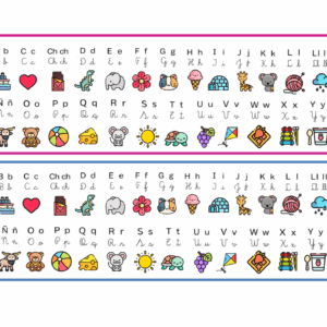 Abecedario de mesa ilustrado