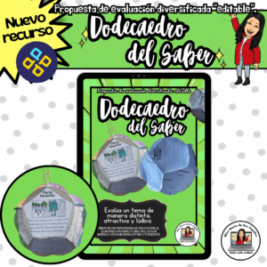 Dodecaedro del Saber: recurso editable para cualquier asignatura.