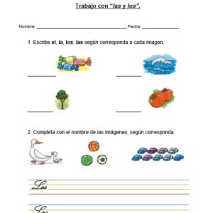 Guía "Las y Los " Primero y segundos años.